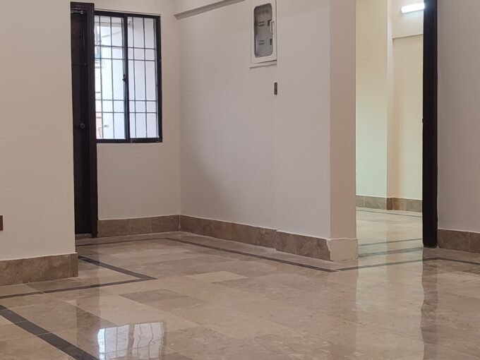 3 bed DD flat for sale Tariq Road Karachi